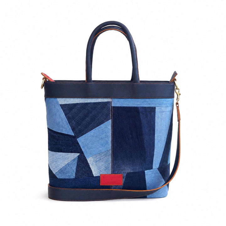 Bolso tote Uanny Rosacandela x Milée azul royal