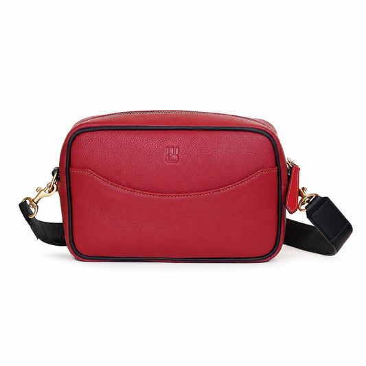 Paola Bolso Camera Especial rojo con negro