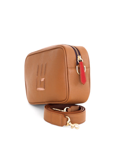 Paola Icon — Leather Crossbody Camera Bag